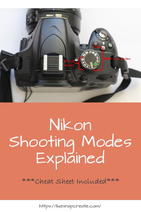 Photography Cheat Sheets, Nikon D3200 Tips, Shooting Modes, Digital Photography Lessons, Nikon Dslr Camera, Dslr Photography Tips, Film Logo, Camera Car, Nikon D800