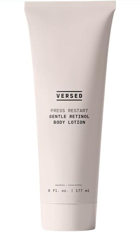 Versed - Press Restart Gentle Retinol Body Lotion No Eyeliner Makeup, Retinol, Cocoa Butter, Body Lotion, Body Care, Eyeliner, Lotion, Skin Care, Skin