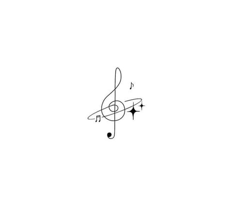 Treble Clef Tattoo, Teacup Tattoo, Matching Tattoo, Music Tattoo, Music Tattoos, Small Tattoo Designs, Treble Clef, Music Themed, Fine Line Tattoos