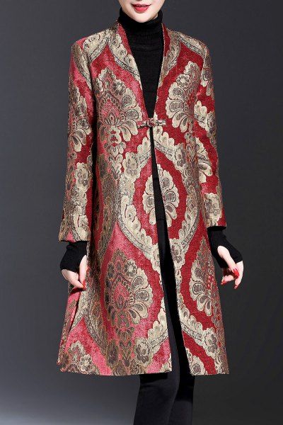 Brocade Jacket, Outerwear Women Winter, Floral Coat, Iranian Women Fashion, Batik Fashion, Winter Outerwear, Womens Winter, Batik Dress, Stylish Dress Designs