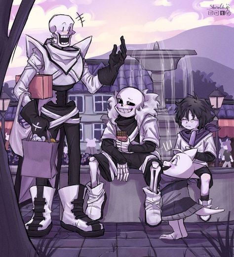 Classic X Fell Sans, All Sans Aus, Epic Sans Fanart, Undertale Oc, Sans E Frisk, Cross Sans, Cute Cat Memes, Undertale Pictures, Fandom Drawing