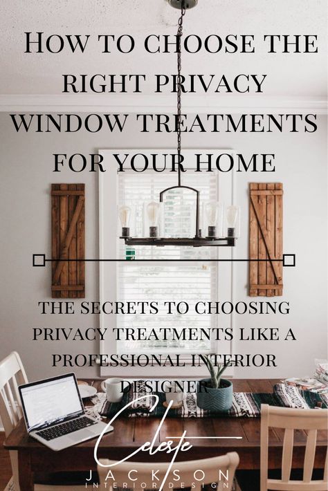 Choosing the Right Privacy Window Treatments for Your Home Low Profile Window Treatments, Minimalist Window Treatments Living Room, Trending Window Treatments, Privacy Window Treatments, Classic Window Design, Modern Window Coverings, Window Coverings Bedroom, Frameless Window, Indoor Shutters