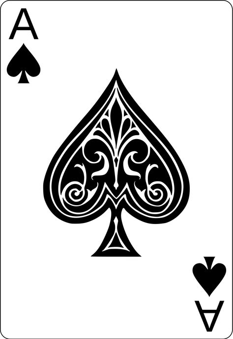 File:Ace of spades.svg - Wikimedia Commons Black, A Playing Card, Ace Of Spades, Playing Card, Black And White, White