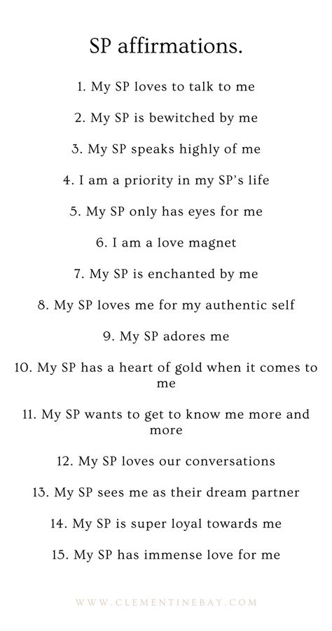 Manifest love using these specific person affirmations. These SP affirmations to attract love are *powerful* ... Click here to read the full post and learn how to use them for best results. Affirmation For Specific Person, Affirmation To Attract A Specific Person, Affirmation Specific Person, Manifesting Sp Affirmations, Law Of Assumption Affirmations Sp, Husband Manifestation List, Affirmations To Attract Love, Attract Love Affirmations, Dream Partner Manifestation