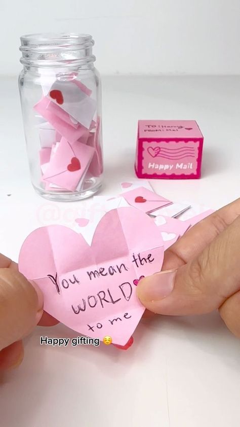 153K views · 10K reactions | Mel on Reels | Luxid · Childhood memories Diy Mini Love Letters, Mini Love Letter Ideas, Mini Letters Diy, Love Letter Tutorial, Mini Love Letters, Mini Letters, Valentines Letter, Diy Valentines Cards, Miss You Gifts