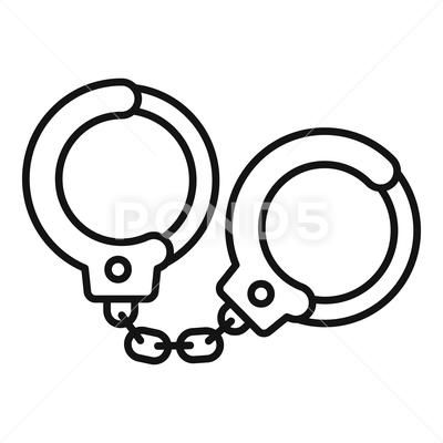 How To Draw Handcuffs, Handcuffs Drawing Reference, Hand Cuffs Drawing, Cartoon Handcuffs, Handcuff Tattoo, Prison Party, Handcuffs Drawing, Pink Handcuffs, Cute Christmas Cookies