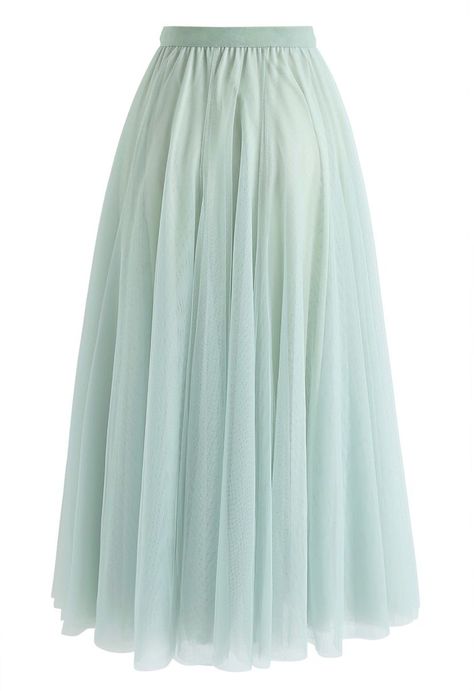 Tool Skirt, Mint Skirt, Tulle Maxi Skirt, Lace Crop Tops, Cute Skirts, One Piece Dress, Long Skirt, Unique Fashion, Everyday Fashion