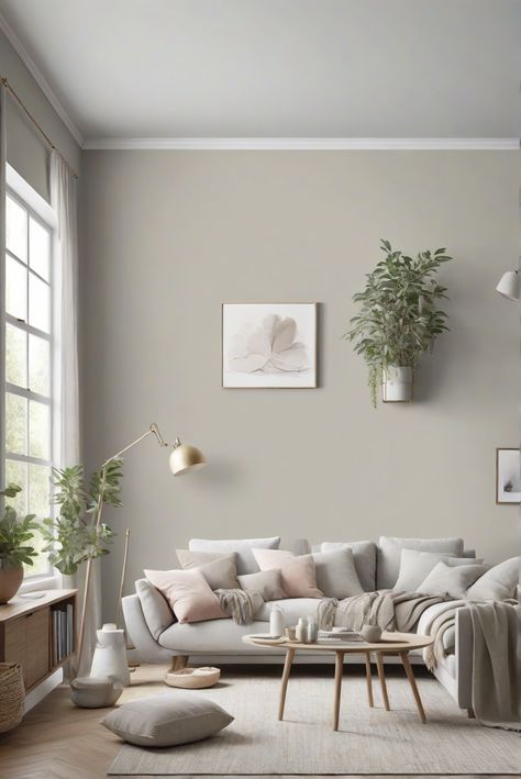 Discover the perfect soft and subtle wall color for 2024 with Pale Smoke (1584). Dive into this daily interior designer routine for a stylish new look! #Ad #homedecor #homedesign #wallpaints2024 #Painthome #interiorarchitecture Wall Colors Green Living Room Colors Bright Living Room Colors Apartment Renovation Living room Remodeling Modern Paint Colors 2024 Colour For Office Walls, Best Color Combinations For Home, Combination Colours For Walls, Colour Painting Ideas For Home, Living Room Painting Designs, Walls Color Ideas Living Room, Paint Colour Ideas For Living Room, Best Paint For Living Room Walls, Unique Wall Colors