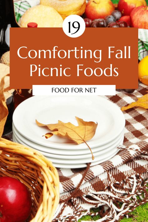 Food Ideas For A Picnic, Backyard Picnic Food Ideas, Morning Picnic Ideas, Foods For Picnic Ideas, Hot Picnic Food, Fall Picnic Side Dishes, Cold Weather Picnic Food, Thanksgiving Picnic Food, Fall Picnic Recipes