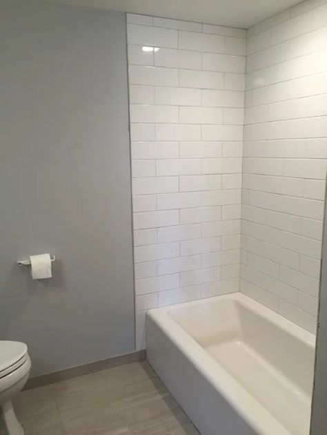 Thoughts of a Tub that will Match White Tiles Bathtub Tile Surround, Tile Tub, White Subway Tile Bathroom, White Tile Shower, Tile Tub Surround, Room Wall Tiles, Bathtub Surround, Subway Tiles Bathroom, Bathroom Tub Shower