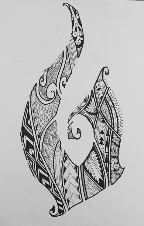 Maui Hook Tattoo, Tongan Tattoo, Maui Hook, Maui's Hook, Polynesian Tattoo Meanings, Maui Tattoo, Hook Tattoo, Hook Tattoos, Island Tattoo