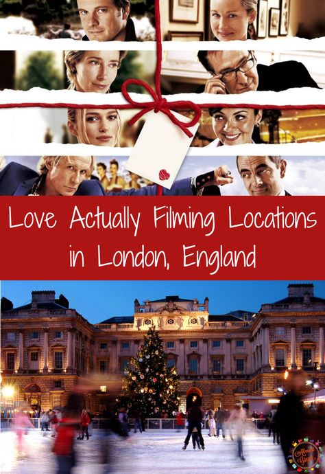 Love Actually Filming Locations in London (+ Map!) | Almost Ginger Millennium Bridge, London Map, Heathrow Airport, South Bank, Love Actually, River Thames, London Love, Heathrow, Interactive Map