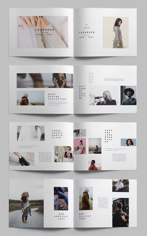 A5 Landscape Lookbook Template InDesign. 30 Pages. Lookbook Ideas Layout, Fashion Lookbook Layout, Indesign Templates Free, Landscape Magazine, Festival Planning, Lookbook Template, Lookbook Layout, Fashion Portfolio Layout, Lookbook Design