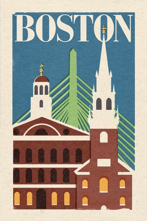 Boston Poster, Boston Art, Boston Skyline, Dynamic Art, Stock Art, Modern Photography, House Art, Antique Maps, Boston Massachusetts