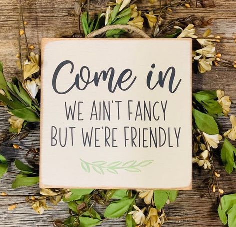 Welcome Sign Office, Funny Home Signs, Funny Welcome Signs, Cricut Signs, Funny Wood Signs, Minwax Stain, Door Signs Diy, Funny Decor, Handmade Paint