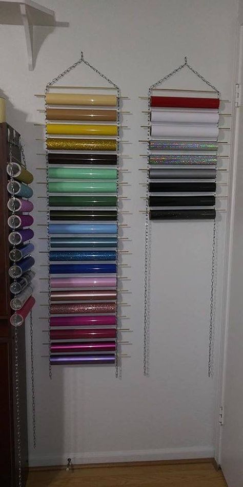 Cricut Storage, Sublimacion Ideas, Cricut Supplies, Idee Cricut, Cricut Explore Projects, Dream Craft Room, Craft Room Design, Diy Craft Room, Craft Room Decor