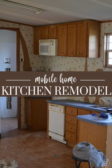 Two Mobile Homes Joined, Trailer Kitchen Remodel Single Wide, Doublewide Mobile Home Kitchen Remodel, Double Wide Kitchen Remodel, Double Wide Kitchen, Manufactured Home Renovation, Mobile Home Kitchen Remodel, Cover A Popcorn Ceiling, Small Manufactured Homes