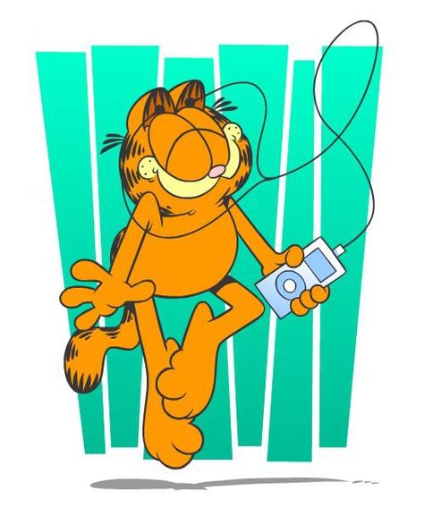 Garfield... Garfield Tunin' Out! Garfield Homescreen, Garfield Quotes, Garfield 2, Garfield Wallpaper, Garfield Pictures, Garfield Images, Garfield Cartoon, I Hate Mondays, Garfield Comics