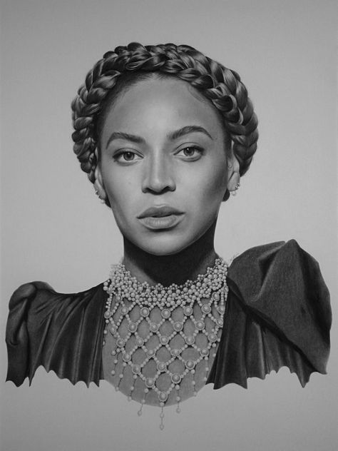 Beyonce Drawing, Beyonce Hair, Queen Bee Beyonce, Beyoncé Giselle Knowles-carter, Beyonce Queen, Art Competitions, Graphite Pencils, Beyonce Knowles, Pencil Portrait