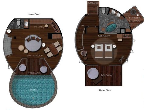 Tree Pool Houses - Keemala Luxurious Villas in Phuket Keemala Phuket, Hotel Room Plan, Tree House Resort, Pool House Design, Resort Plan, Kiosk Design, Villa Plan, Resort Design, Unique Interior Design