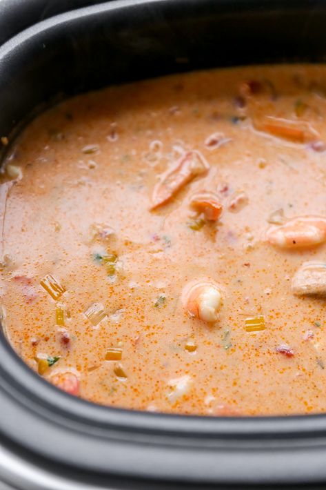 Crockpot Crab Bisque, Slow Cooker Shrimp Soup, Crab Bisque Recipe Crockpot, Crab And Shrimp Seafood Bisque Crockpot, Seafood Bisque Crockpot, Slow Cooker Shrimp Recipes, Shrimp Bisque Soup, Shrimp And Crab Bisque, Seafood Bisque Recipe Easy