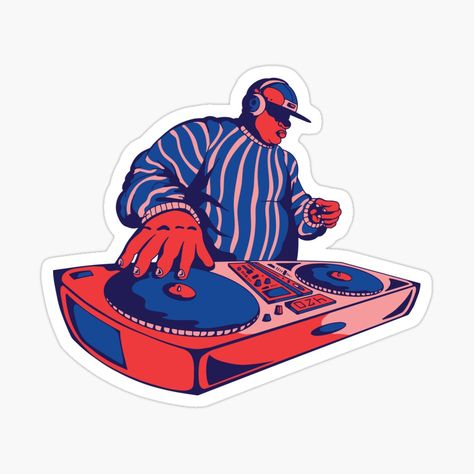 Old School Hip Hop Art, Dj Sticker, Editorial Illustration Magazine, Art Festival Poster, Hip Hop Logo, History Of Hip Hop, Latin American Music, Hip Hop Dj, Old School Hip Hop