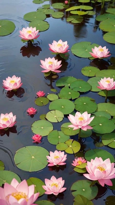 Lotus Flower In Pond, Lotus Flower Photo, Kaya Aesthetic, Lotus Pond Photography, Nature Reference Photos, Reference Photos Nature, Pretty Flower Pictures, White Lotus Wallpaper, Flower Reference Photo