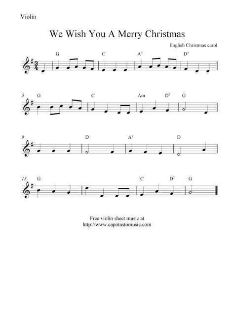 Beginner Violin Sheet Music, Christmas Violin, Free Flute Sheet Music, Easy Violin Sheet Music, Flute Notes, Christmas Piano Sheet Music, Free Violin Sheet Music, Beginner Piano Music, Viola Sheet Music