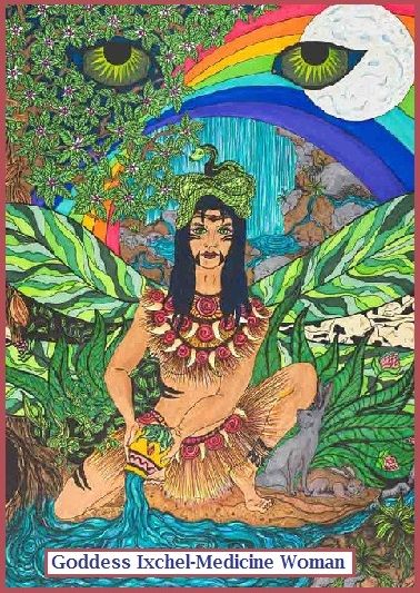 Ixchel Goddess, Goddess Ixchel, Ix Chel, Rainbow Goddess, Divine Feminine Spirituality, Medicine Woman, Fairy Artwork, Divine Mother, Sacred Feminine