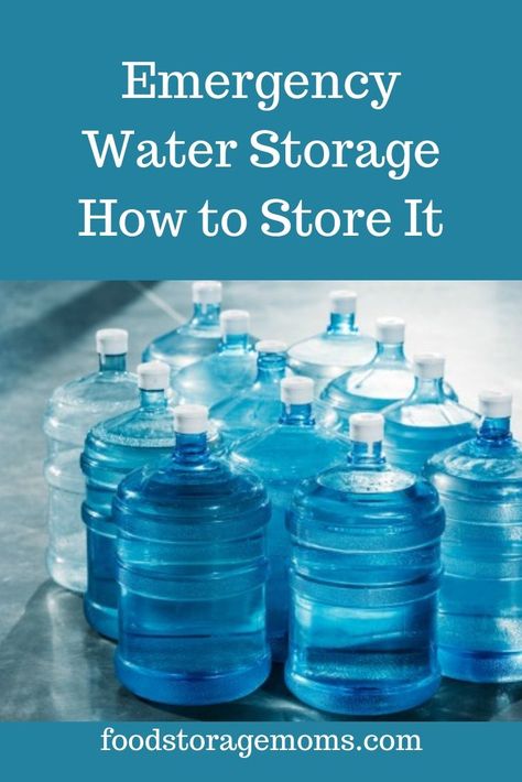 Emergency Water Storage How to Store It Water Survival, Emergency Prepardness, Emergency Water, Emergency Preparedness Kit, Water Purification System, Survival Quotes, Emergency Preparation, Survival Life Hacks, Prepper Survival