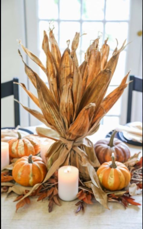 Keep your fall decor chic and simple with corn husks. Discover stylish ways to incorporate these versatile, natural decorations into your home. Corn Stalks Decorations, Cozy Fall Room Decor, Cozy Fall Room, Fall Room Decor Ideas, Natural Decorations, Corn Husks, Fall Room, Fall Room Decor, Corn Stalks