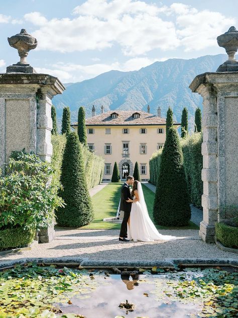 Ethereal Gowns, Destination Wedding Italy, Dream Wedding Decorations, Dream Wedding Venues, Lake Como Wedding, Villa Wedding, Italian Villa, Luxury Wedding Venues, Dream Wedding Ideas Dresses