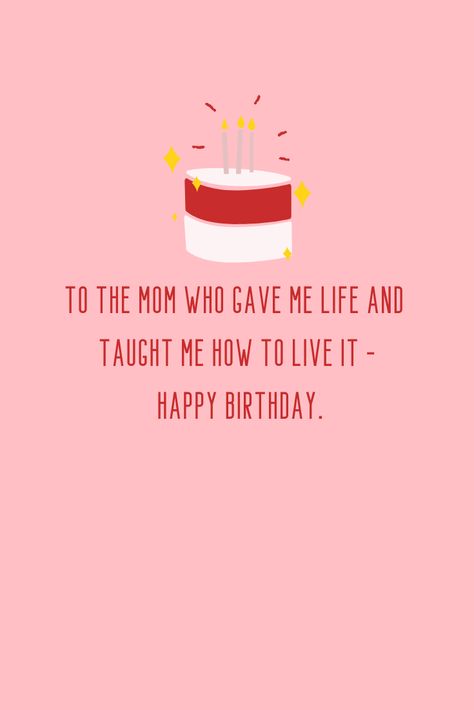 Happy Birthday To New Friend, Mother Bday Quotes, Birthday Card For Mom Quotes, For Mom Birthday, Best Quotes For Mom Birthday, Birthday Importance Quote, Cute Quotes For Moms Birthday, Lines For Mom Birthday, Words For Mom Birthday