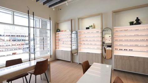 Urban Spaces Canada on Instagram: "Showcasing a walkthrough video today of this gorgeous optometry office in the heart of Kleinburg / Vaughan we recently finished. Thank you so much @northernsightoptometry . . . . . . . #optometry #interiordesign #optometrycanada #eyedoctor #eyewear #vaughan" Optometry Office, Future Office, Urban Spaces, Eye Care, Thank You So Much, In The Heart, Room Divider, Interior Design, Furniture