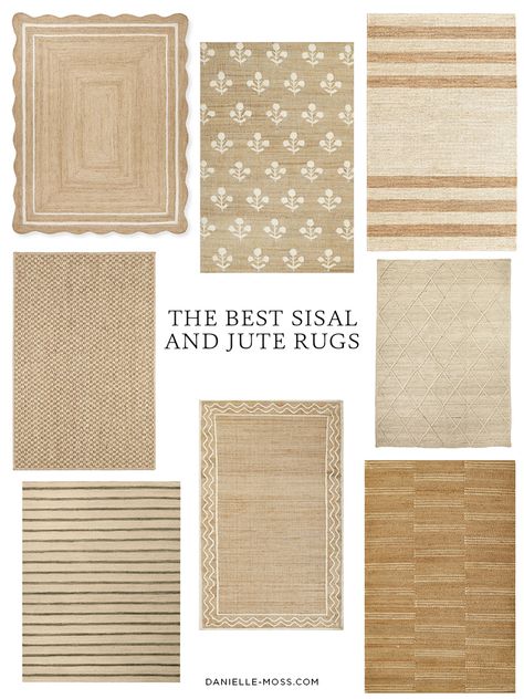 The Best Jute Rugs and other Natural Fiber Rugs For Your Home Sisal Rug Living Room, Kitchen Area Rugs Ideas, Natural Rug Living Room, Mud Room Entry Way, Round Rug Bedroom, Soft Jute Rugs, Area Rugs In Living Room, Yarn Rug, Jute Rug Living Room