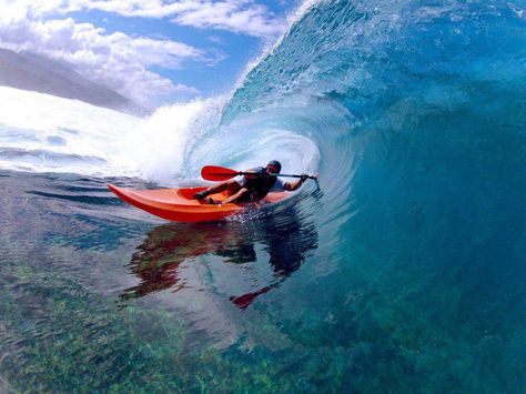 Epic #water #ocean #surfing #kayak #gopro Extreme Kayaking, Surf Kayak, Kayak Camping, Kayak Paddle, Whitewater Kayaking, Sea Kayaking, Water Sport, Canoe And Kayak, Kayak Fishing