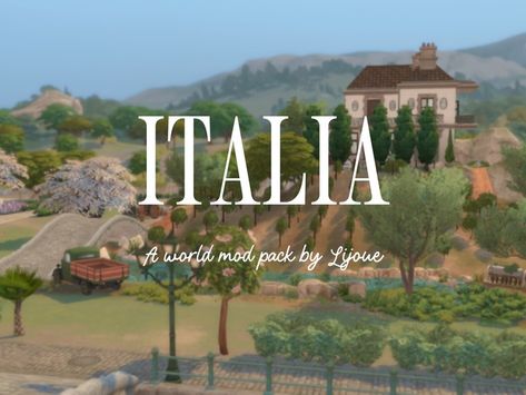 ITALIA World Pack | Preview | Patreon Sims 4 Cc Worlds Patreon, Sims 4 Clothing Packs Cc, Sims 4 Build Cc Packs, Sims 4 Worlds, Sims 4 Cc Clothes Pack, Sims 4 Cc Lots, Sims 4 Lots, Ts4mm Cc, Sims Lots