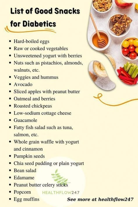 Snacks For Diabetics, Good Snacks, Prediabetic Diet, Healthy Recipes For Diabetics, Healthy Snacks For Diabetics, Diet Food List, Healthy Snacks Recipes, Fun Snacks, Diet And Nutrition