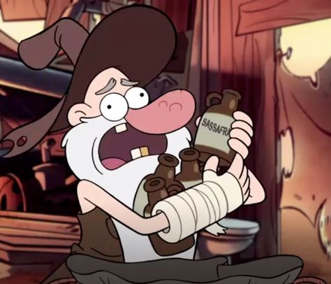 Mcgucket Gravity Falls, Gravity Falls Fiddleford, Old Man Mcgucket, Fiddleford Mcgucket Icon, Fiddleford Mcgucket Pfp, Gravity Falls Icon, Fiddleford Mcgucket, Fall Boards, Winter Break