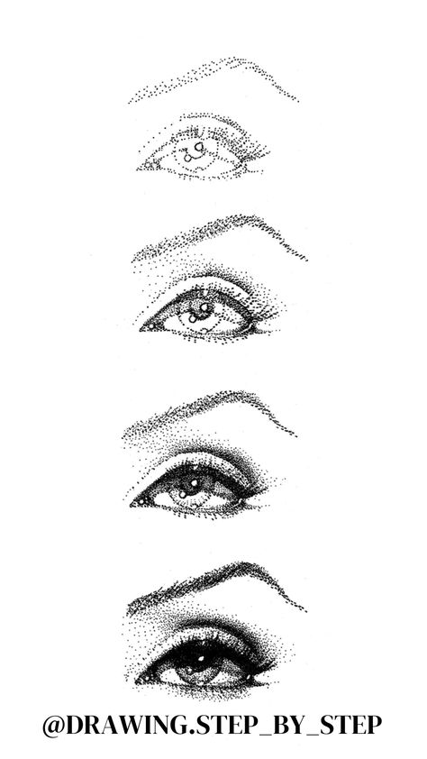 eye drawing step by step How To Stipple, Stippling Drawing, Stippling Art, Stippling, Drawing Videos, Eye Drawing, Step By Step Drawing, Art Techniques, Art Tutorials