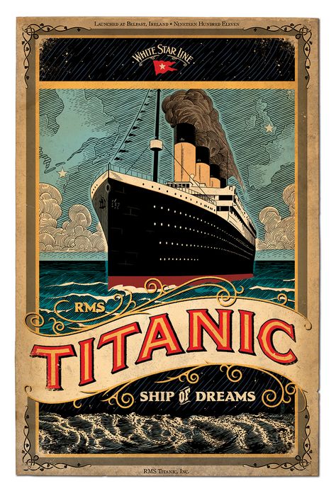 Titanic Poster, Titanic, The Ocean