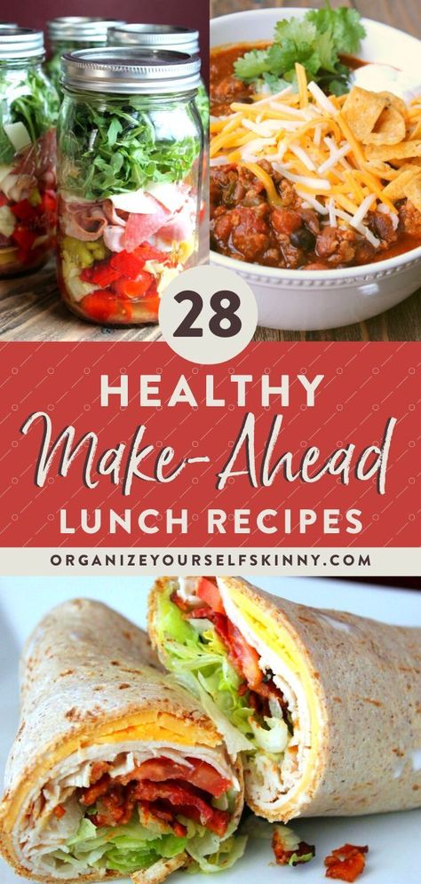 Healthy Make Ahead Lunch, Make Ahead Lunch, Healthy Meal Ideas, Healthy Lunch Meal Prep, Cold Lunches, Easy Healthy Lunches, Make Ahead Lunches, Prepped Lunches, Easy Lunch Recipes