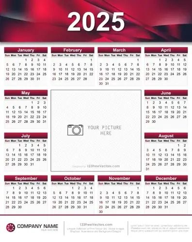 Free 2025 Calendar Printable 2023 Calendar Design, Calendar Logo, Printable Yearly Calendar, Free Printable Calendar Templates, Calendar Design Template, Make Your Own Calendar, New Year Calendar, Best Study Tips, Planning Calendar