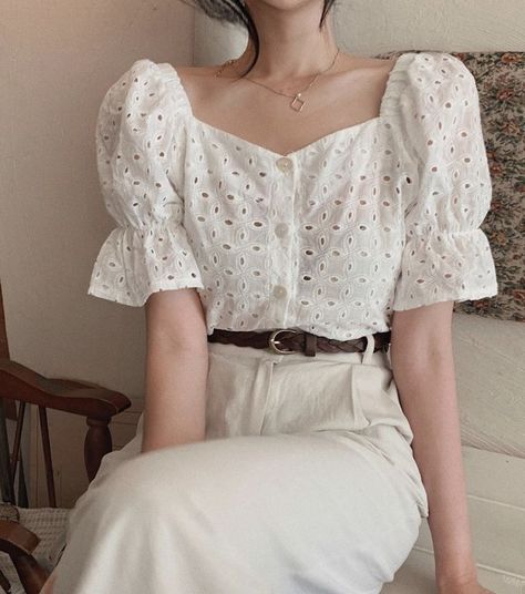 Couture, Summer Tops 2024, Tokyo Street Fashion, Blouse Casual Fashion, Fashion Top Outfits, Le Happy, Modest Dresses Casual, Fashion Tops Blouse, Trendy Dress Outfits