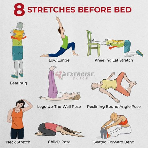 Unwind and relax before bed with these 8 stretches. Save now! 👌#bedtimestretches #RelaxationRoutine Relaxation Before Bed, Before Bed Stretches, Nighttime Stretches, Evening Stretches, Straddle Stretch, Unwind Before Bed, Bed Stretches, Stretches Before Bed, Relax Before Bed