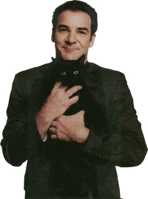 mandy patinkin and friend Walter Kovacs, Celebrities With Cats, Mandy Patinkin, Men With Cats, A Black Cat, Poses References, Cat People, Real Men, Black Cats