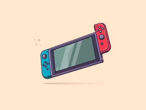 Nintendo Switch by Mahamud Hassan |  Dribbble | Dribbble Nintendo Switch Aesthetic, Switch Aesthetic, Wii, Nintendo Switch, Nintendo, For Sale, Art