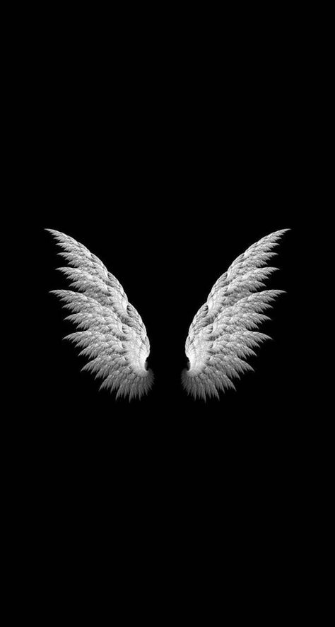 Wallpaper Cantik Iphone, Cool Black Wallpaper, Black And White Wallpaper Iphone, Wings Wallpaper, الفن الرقمي, Backgrounds Iphone, Angel Wallpaper, Summer Iphone, Most Beautiful Wallpaper