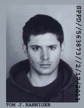 Jensen Ackles as Tom Hanniger Tom Hanniger, Dean Winchester, Jensen Ackles, Winchester, Dean, A Man, Black And White, White, Black