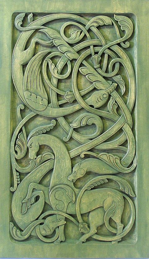 Gallery Slideshow — Norsk Wood Works, LTD Wood Relief Carving, Celtic Artwork, Wood Relief, Relief Carving, Ornament Drawing, Carving Art, Wood Works, Celtic Art, Pottery Sculpture